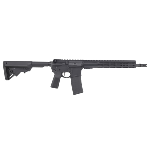 Sons of Liberty Gun Works M4-EXO3 5.56mm 14.5" Bbl Mid Gas EXO3 Rail P&amp;W Plan B FH Black Complete Fighting Rifle M4-EXO3-556-145-PB-RIFLE-A-BLK