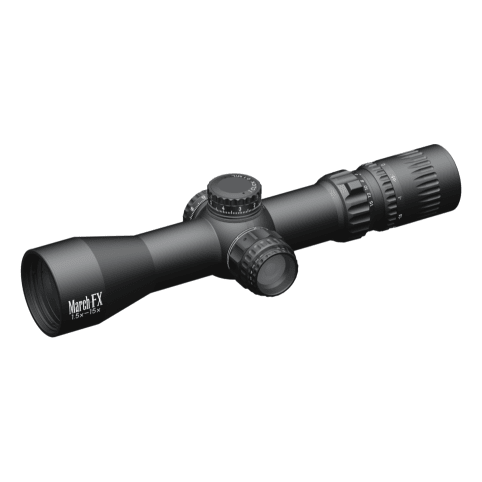 March FX 1.5-15x42mm FFP DR-TR2B Reticle 0.1MIL 6Level Illum Riflescope D15V42FDIMLN-DR-TR2B