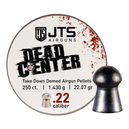 JTS Dead Center Precision .22 Cal 1.218g (18.08gr) Wadcutter Pellets (250 ct) Bulk Package JAC111