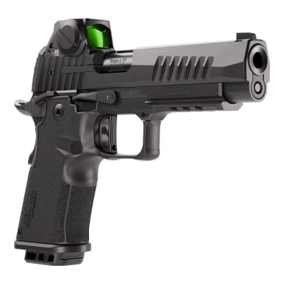 Sig Sauer P211 Full Size 9mm 5" Bull Bbl Black Handgun w/ Romeo-X SIG-LOC Optic, Ambi Controls, 1x17rd &amp; 2x21rd Magazines 211F-9-BXR3-RXSL