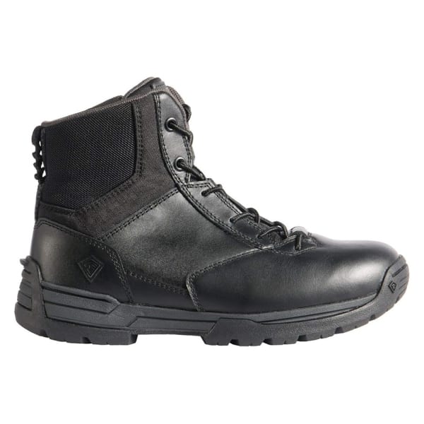 First Tactical Women's 6" Duty Safety Toe Side-Zip Black Boots 166924-019