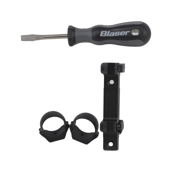 Blaser Quick Detach Saddle Mount with 30mm high alloy rings