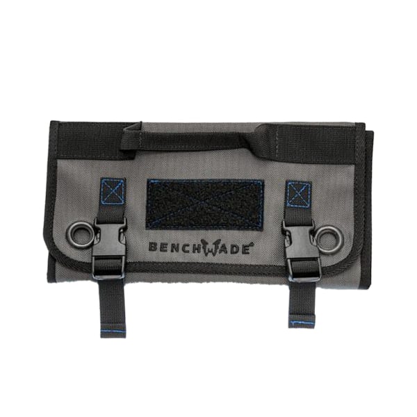 Benchmade 11 Knives &amp; 2 Pen Capacity Nylon &amp; Urethane Coated Grey &amp; Black Knife Roll 50019