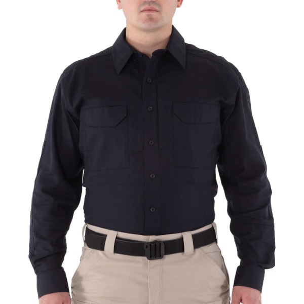 First Tactical Men's V2 Tactical Long Sleeve Shirt Midnight Navy 111006-729