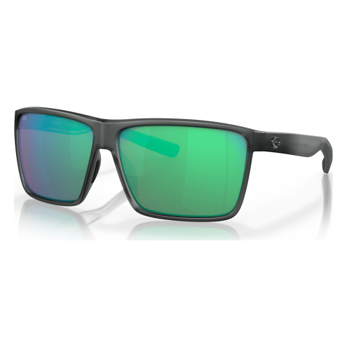 Costa Rincon Matte Smoke Crystal Frame Sunglasses w/Green Mirror 580G Lenses 06S9018-90180163