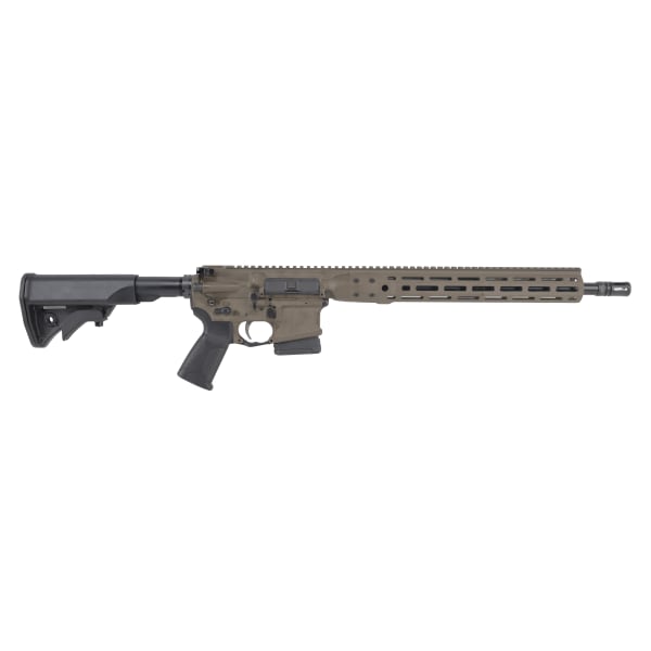 LWRCI I CDI Direct Impingement .300 Blackout 16" 5/8x24 TPI 1/7" Bbl M-LOK Patriot Brown RH CA Compliant Rifle ICDIR3PBC16MLCAC