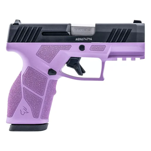 Taurus GX2 9mm 3.38'' Bbl Optic Ready Light Purple Pistol w/ TORO Slide &amp; (1)x13rd Magazine 1-GX2P931LP