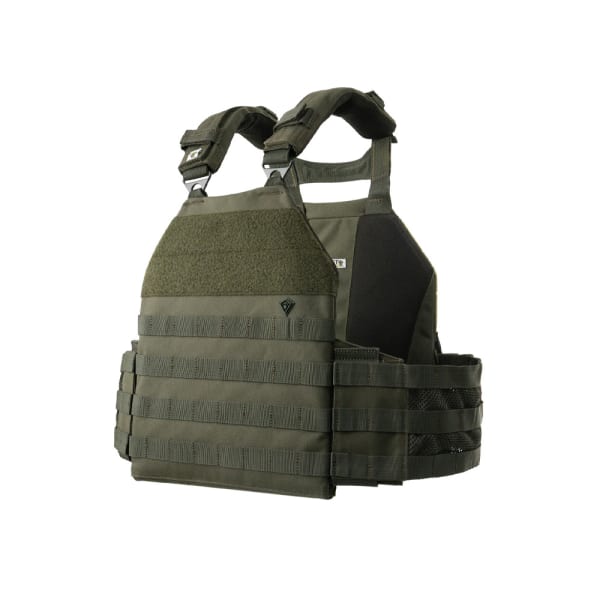 First Tactical Specialist Plate Rack 1000D Nylon OD Green Plate Carrier for 10x12 Plates w/ Indexing Closure System &amp; Padded Pocket 118003-830-1SZ