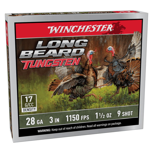 Winchester 28 ga 3" #9 Long Beard TS17 1-1/2 oz Box of 5 Shells LBT2839