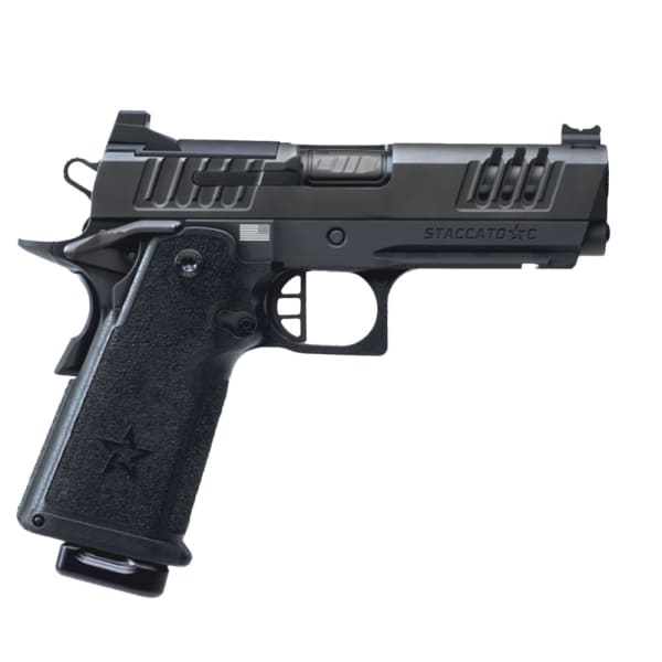Staccato C  Carry + Duty V3 C Optic Ready Stainless Threaded Barrel (Flat Trig) DLC/SS TB Frm/Fnsh 15-1501-000212