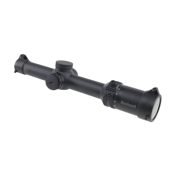 Bushnell 1-8x Magnification 24mm Lens R7 ED Black Riflescope SFP MOA Fiber Dot Illuminated Reticle EXO Protective Barrier R7-1824A2