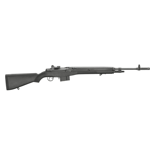 Springfield Armory M1A Loaded Standard .308 Win 22" Bbl Black CA Compliant Rifle w/ Match Blade Sights, Muzzle Brake, 1x10rd Mags MA9226CA