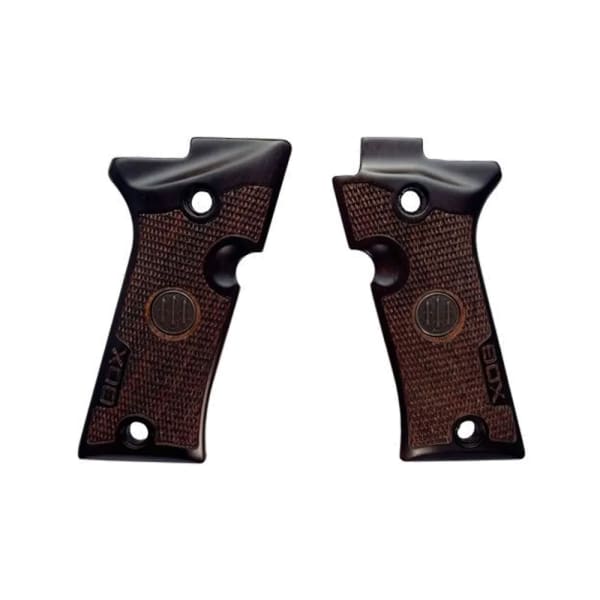 Beretta 80X Wood Grips w/ Medallion E03754