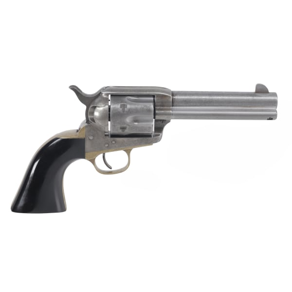 Uberti Outlaws &amp; Lawmen "Butch" 1873 .45 LC 4.75" Bbl Single-Action Old West Antique Simulated Buffalo Horn Revolver 356730