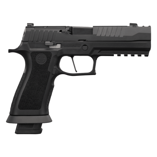 Sig Sauer 320XF-9-MOD 9mm 3.9"Bbl Full Size Stainless Steel Frame w/ Hogue Wrapter Grip Tritium Sights 3x21rnd Mags Black Pistol 320XF-9-MOD