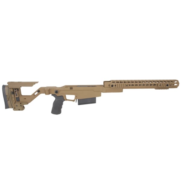 Accuracy International AXSR AICS Rem 700 Long Action Right Folding 16" Forend Dark Earth Kit w/ATX Rear SRC-002DE-ATX