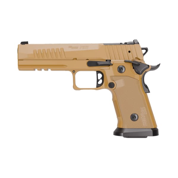 Sig Sauer P211 GT5 9mm 5" Bbl Coy SAO X-Ray 3 Optic Ready Alloy Grip Pistol w/(2) 21rd &amp; (1) 17rd Steel Mags 211F-9-GT5-COY