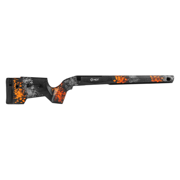 MDT CRBN Remington 700 Long Action RH Fixed ARCA Hunter Orange &amp; Grey Rifle Stock 109804-HOG