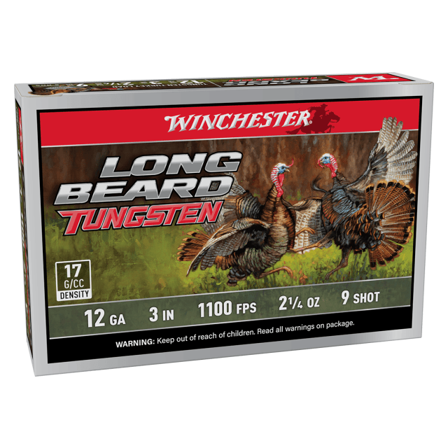 Winchester 12 ga 3"  #9 Long Beard TS17 2-1/4 oz Case of 50 Shells LBT1239-CASE