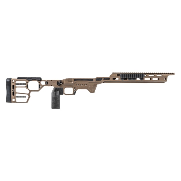 MDT DRT Rem 700 Short Action Right-Handed M-LOK &amp; ARCA Rails 20 MOA NV Bridge Skeletonized Multi-Material Foldable FDE Chassis System 115750-FDE