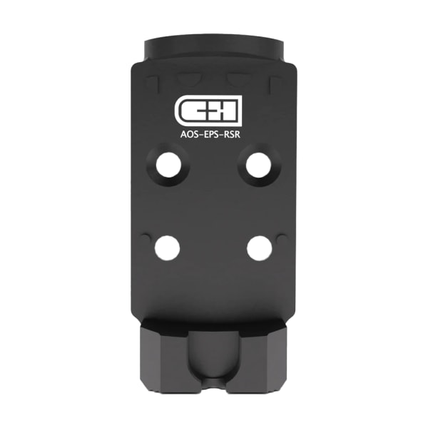 C&amp;H Precision Agency Optic System Cut Plate For Holosun EPS/EPS Carry w/ Integrated Rear Sight AOS-EPS-RSR