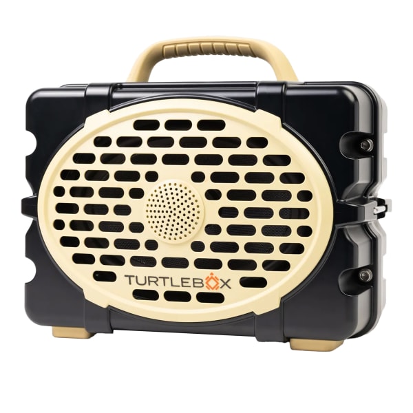 Turtlebox GameDay Series 2.0 Original Outdoor Bluetooth Speaker w/ Party Mode, Waterproof, 25hr Battery, Black/Gold TB-ORIG-G3-BLK-GOLD-GOLD-2