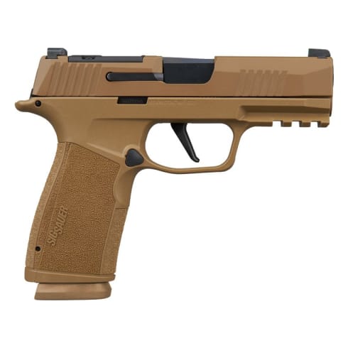 Sig Sauer P365 9mm 3.7" Bbl Striker X-Ray 3 Optic Ready Polymer Grip Coyote Pistol w/(2) 17rd Steel Mags 365XCA-9-CXR3