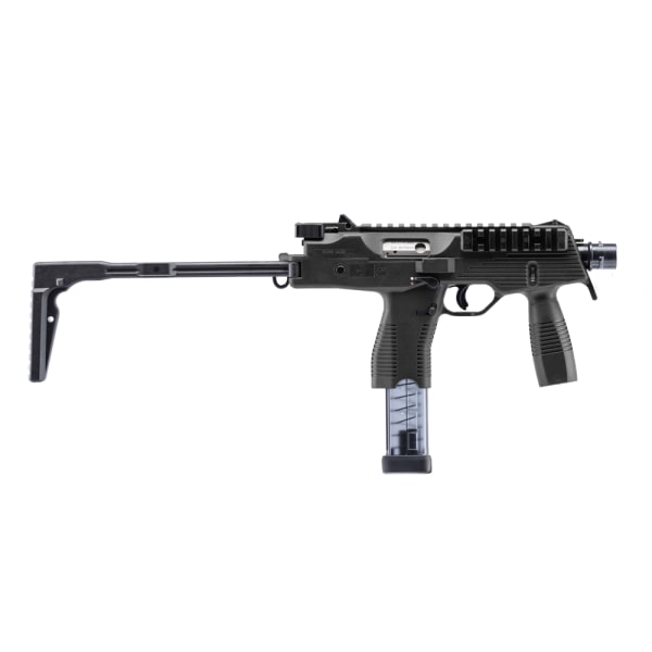 B&amp;T TP9 9mm 5.1" 1:10" Bbl Short Barrel Rifle w/Side Folding Stock (NFA) BT-TP9-SBR-BLK