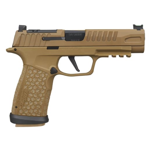 Sig Sauer P365 FUSE Coyote 9mm 4.3" Bbl Pistol w/ (2)x21rd &amp; (1)x17rd Magazines, SIG-LOC Slide, Cerakote Finish, Accessory Rail 365XF-9-CFO