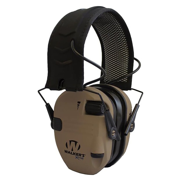 Walker's Razor Slim X-TRM Muff Battle Brown Electronic Ear Ear Muffs GWP-XRSEM-BB