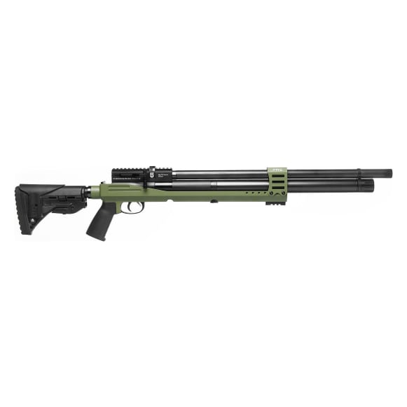 JTS Airacuda PRS MAX .30 Cal Aluminum Chassis Green PCP Air Rifle JAGPRSM30G