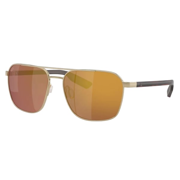 Costa Del Mar Wader Brushed Gold Frame Gold Mirror 580G Lens 06S4003-40032658