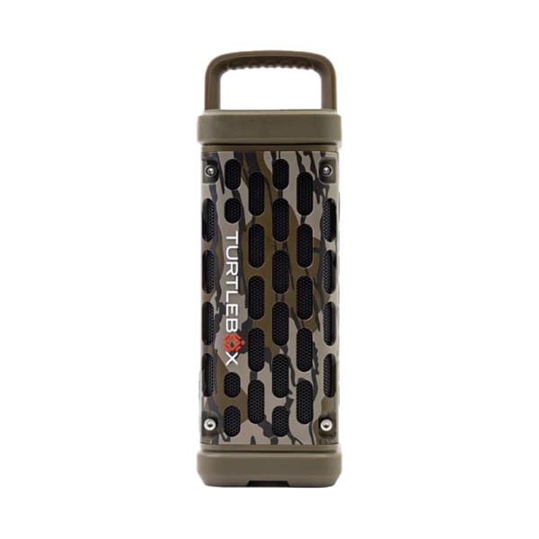 Turtlebox Ranger Outdoor Waterproof Bluetooth Speaker Mossy Oak Bottomland w/Party &amp; TWS Mode, Magnetic Side Mounts, 12hr Battery TB-RANG-G1-MO BTTM-1
