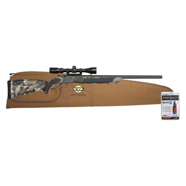 ACCURA™ MR-X - Cerakote Sniper Grey + Nitride | Veil Alpine - KonusPro 3-9x40 IR BDC Reticle - .45 cal  - 26" bbl  - 3/4x20 PR3222NSCP