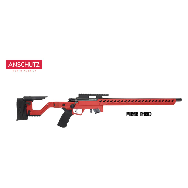 Anschutz 54.18 HB .22 LR 25.9" Bbl Fire Red Rifle w/5018 Match Trigger AI AT-X Chassis A016127AIFR