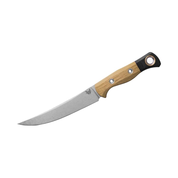 Benchmade Meatcrafter Fixed Blade Trailing-Point Maple Valley Richlite Black G10 Cutlery Knife 4050-02
