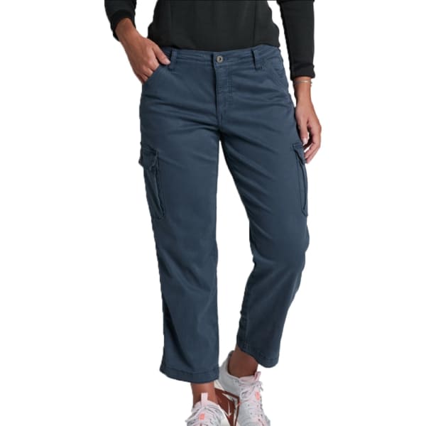 Kuhl Kultivatr Kargo Crop Pants Metal Blue Women's 6412-MTBL-W