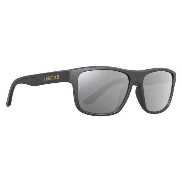 Leupold Katmai Matte Black, Shadow Gray Flash Lens Performance Eyewear 179097