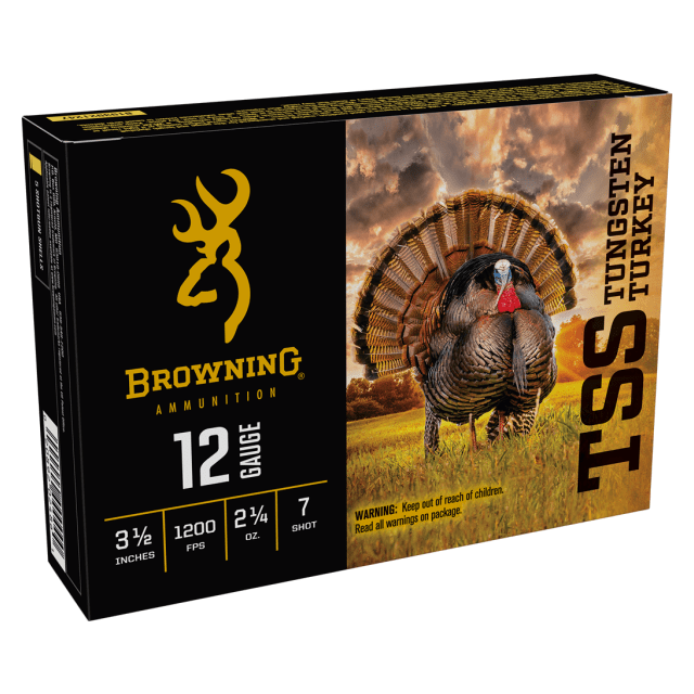 Winchester 12ga 3-1/2" #7 TSS Tungsten Turkey 2-1/4oz Box of 5 Shells B193921247