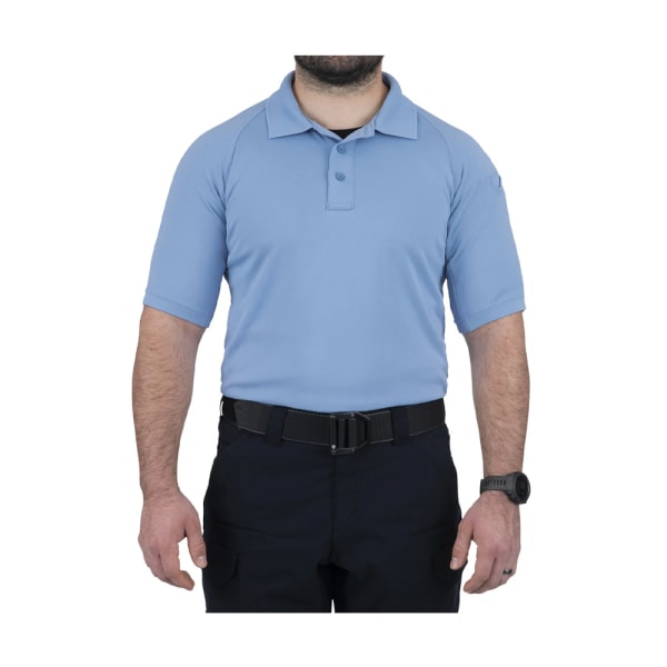 First Tactical Men's Performance Short Sleeve Polo Medium Blue 112509-781
