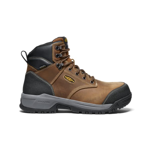 Keen Core Work CSA Evanston 6" WP Men's Bison/Black Boots 1029855