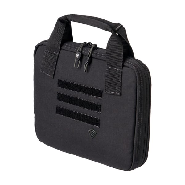 First Tactical Black 500D Nylon 11x8" Pistol Sleeve w/ YKK Zippers and Hook&amp;Loop Mounts 180010-019-1SZ