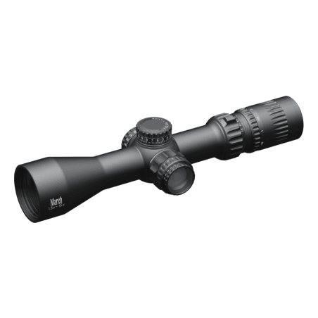 March Compact 1.5-15x42mm SFP FD-1 Reticle 1/4MOA 6Level Illum Riflescope D15V42I-FD-1