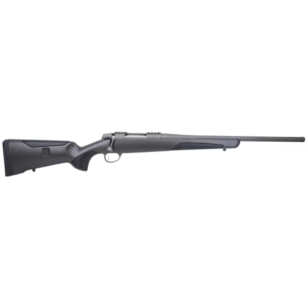 Sako 90 Adventure Cerakote Tungsten 7MM RM No Sights 24.5 Fluted BBL 1:9  TPI RH Std Trig 4RD Glass Fiber / Black J05358