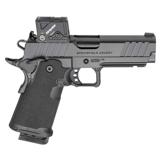 Springfield Armory 1911 DS Prodigy 9mm 4.25" Bbl Black Handgun w/ Aimpoint COA Optic, 2x18rd Mags PH9117COA