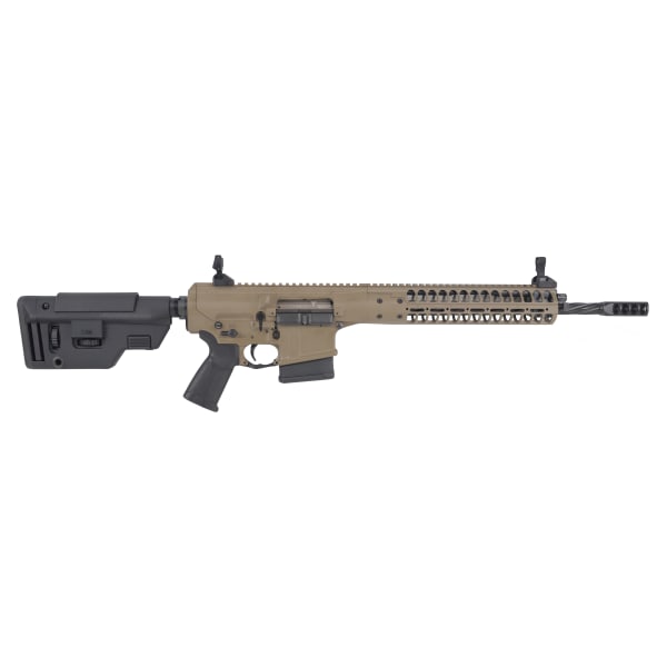 LWRC REPR MKII 7.62mm NATO 16.1" 1:10" 5/8x24 Spiral Fluted Bbl FDE CA Compliant Rifle REPRMKIIR7CKF16SCCAC