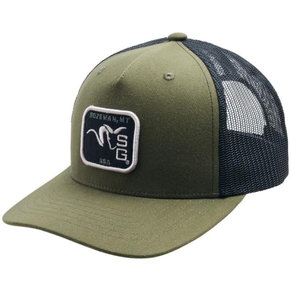 Stone Glacier SG Patriot Patch Trucker Hat Army Green OSFM 60242-AG-OSFM