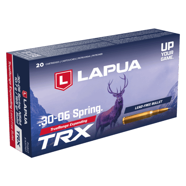 Lapua 30-06 Springfield 165gr TRX Solid Ammunition (20/Box) N317107