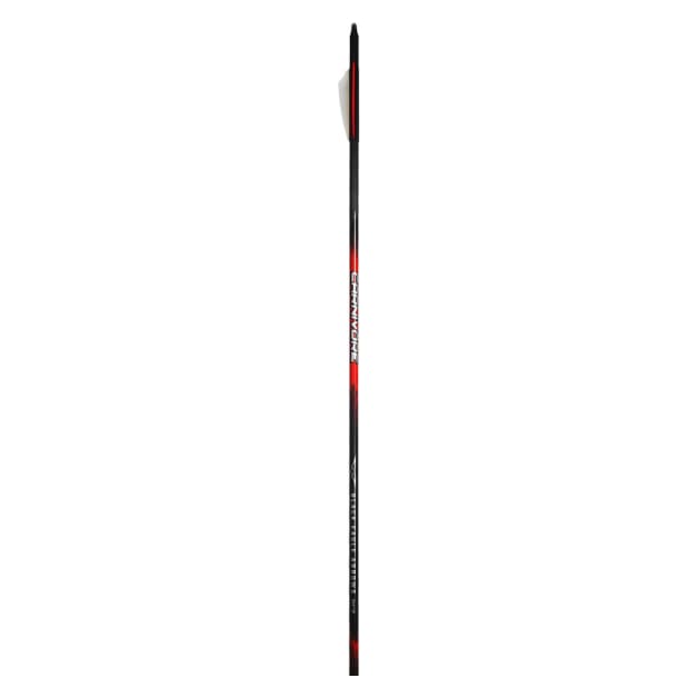 Black Eagle 19/64" Factory Fletched Arrow Carnivore 2.5" Shield Cut 6 Pk .003"-300 33799