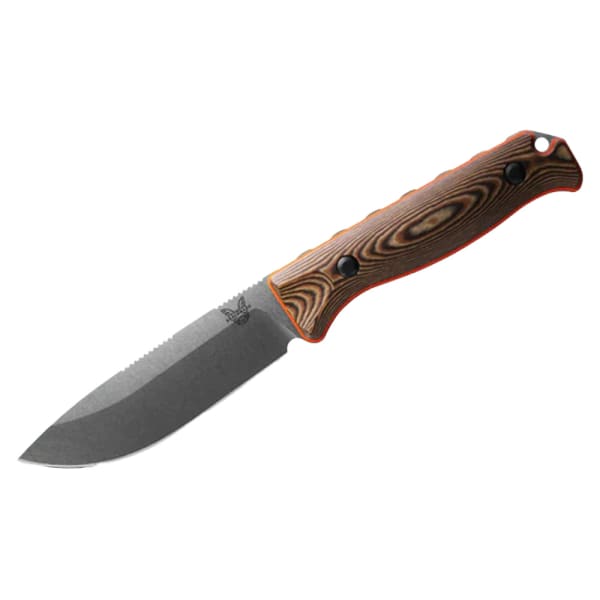 Benchmade Saddle Mountain Skinner Fixed Blade Drop-Point Richlite Orange G10 Knife 15002-1